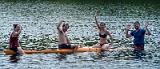 Larking about in the kayak